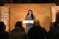 Liberal Democrats MP Luciana Berger at the launch of partyÃ¢â¬â¢s 2019 general election campaign at